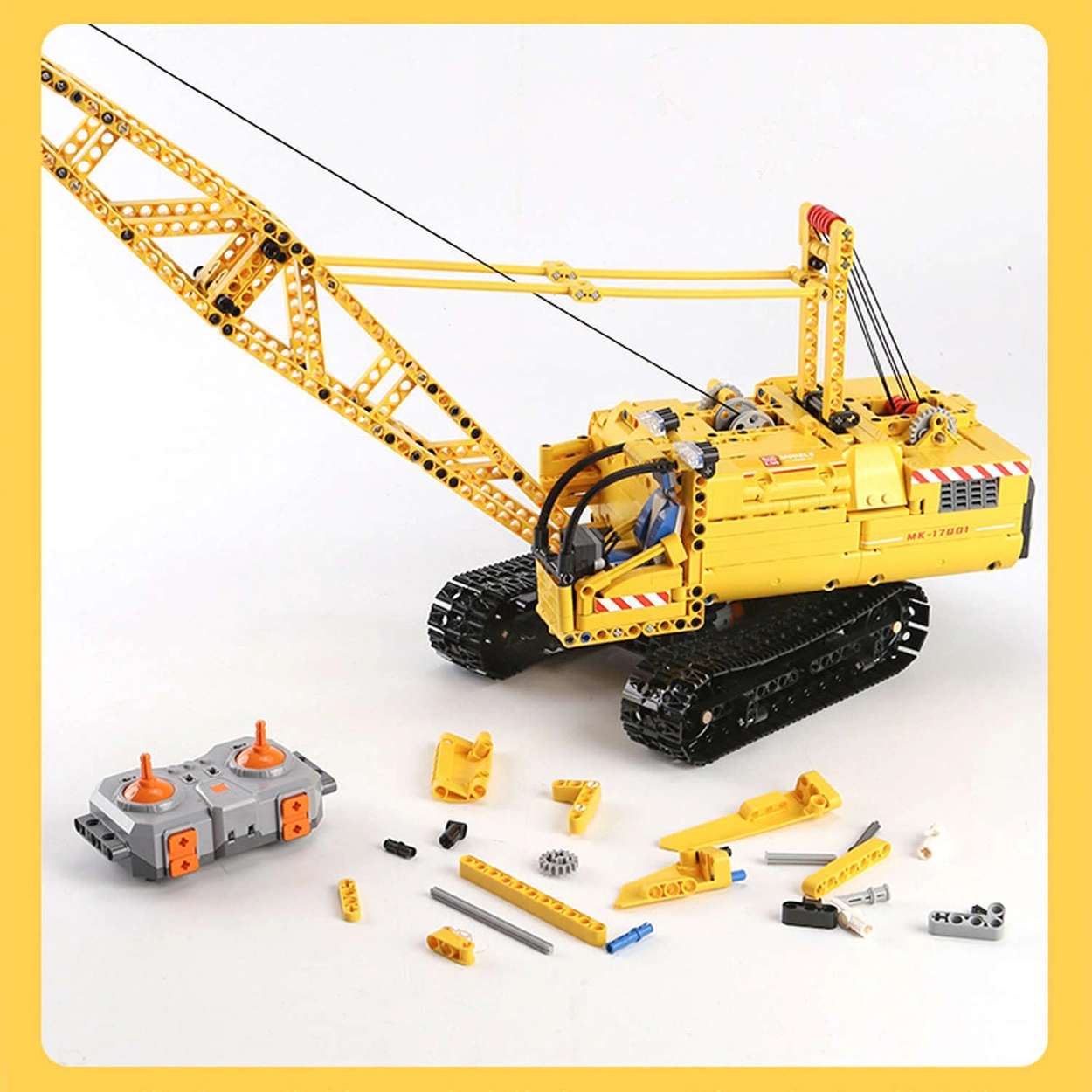 Klocki Technic Dźwig Gąsienicowy Żuraw Zdalnie Sterowany