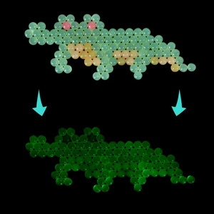 Koraliki wodne - zestaw uzupełniający ŚWIECĄCE