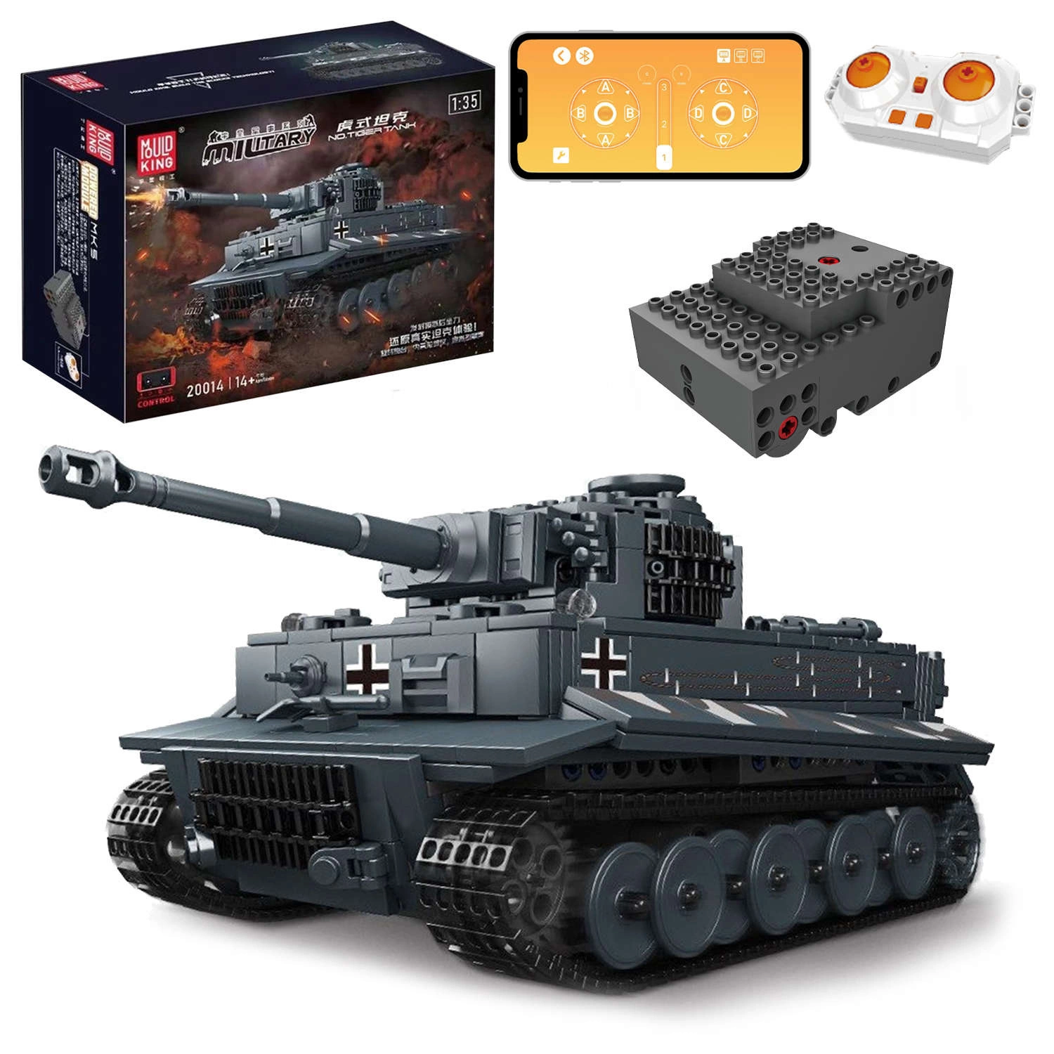Klocki Technic Zdalnie Sterowany Czołg Tiger | Flytoy.pl