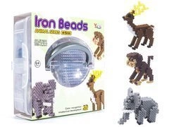 Słoń, Małpka i Renifer z Koralików do Prasowania 3D