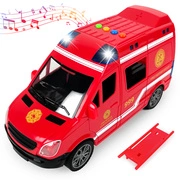 Ambulans ze ŚWIATŁEM i DŹWIĘKIEM Karetka Pogotowia Samochód z NAPĘDEM