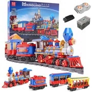 Klocki Technic Sterowana Kolejka elektryczna z wagonami RC Mould King 12004