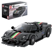 Włoski Supersamochód – Kompaktowy Styl w 358 Elementach