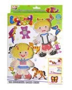 Koraliki do prasowania + 2 szablony dzieci pinceta