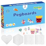 Zestaw 4 Podkładek + 10 Wzorów do Koralików do Prasowania (10mm)