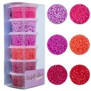 Koraliki do prasowania 3000 szt Odcienie Czerwonego