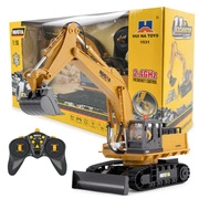 Zdalnie Sterowana Koparka Gąsienicowa RC 1531 2w1 Spychacz