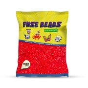 Koraliki do prasowania CZERWONE 1500 szt Benny Beads