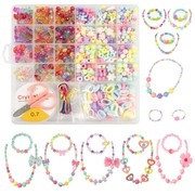 Koraliki do Robienia Biżuterii Bransoletek Zestaw