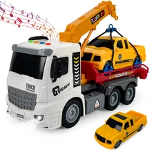 Auto Laweta z DŹWIĘKIEM I ŚWIATŁAMI Pomoc Drogowa z Dźwigiem Transporter