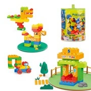 Klocki Konstrukcyjne Duże - Kreatywny Zestaw 180 Elementów