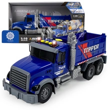 Duży Samochód Wywrotka z EFEKTAMI Dźwięki Światła Dym Ciężarówka Z NAPĘDEM