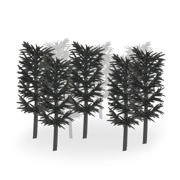 Krzew na makiete diorame H0 60mm x 10 SZTUK