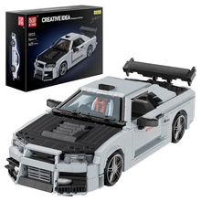 Nissan Skyline GT-R R34 – Klockowy Drift King – 1471 Elementów