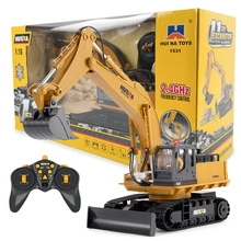 Zdalnie Sterowana Koparka Gąsienicowa RC 1531 2w1 Spychacz