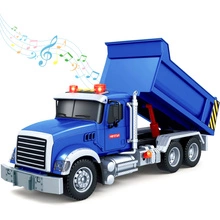 Wywrotka Zabawka z Dźwiękami i Światłami Ciężarówka Dla Małych Budowniczych